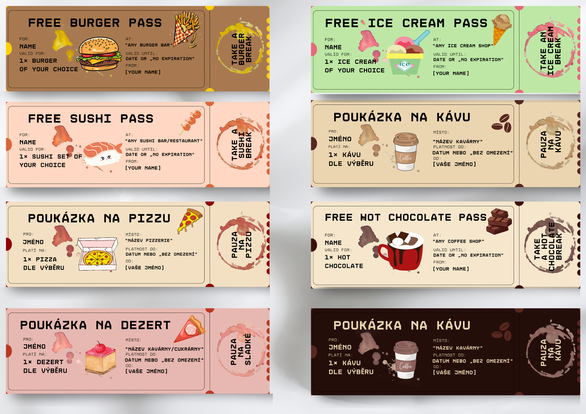 Food vouchery