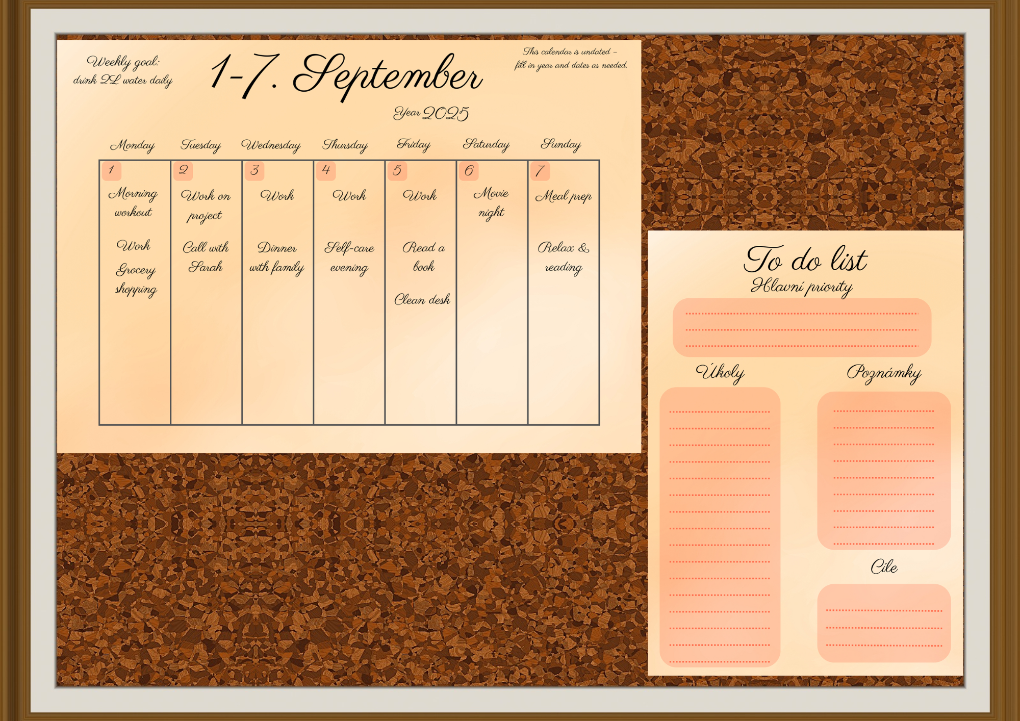 Planner mockup