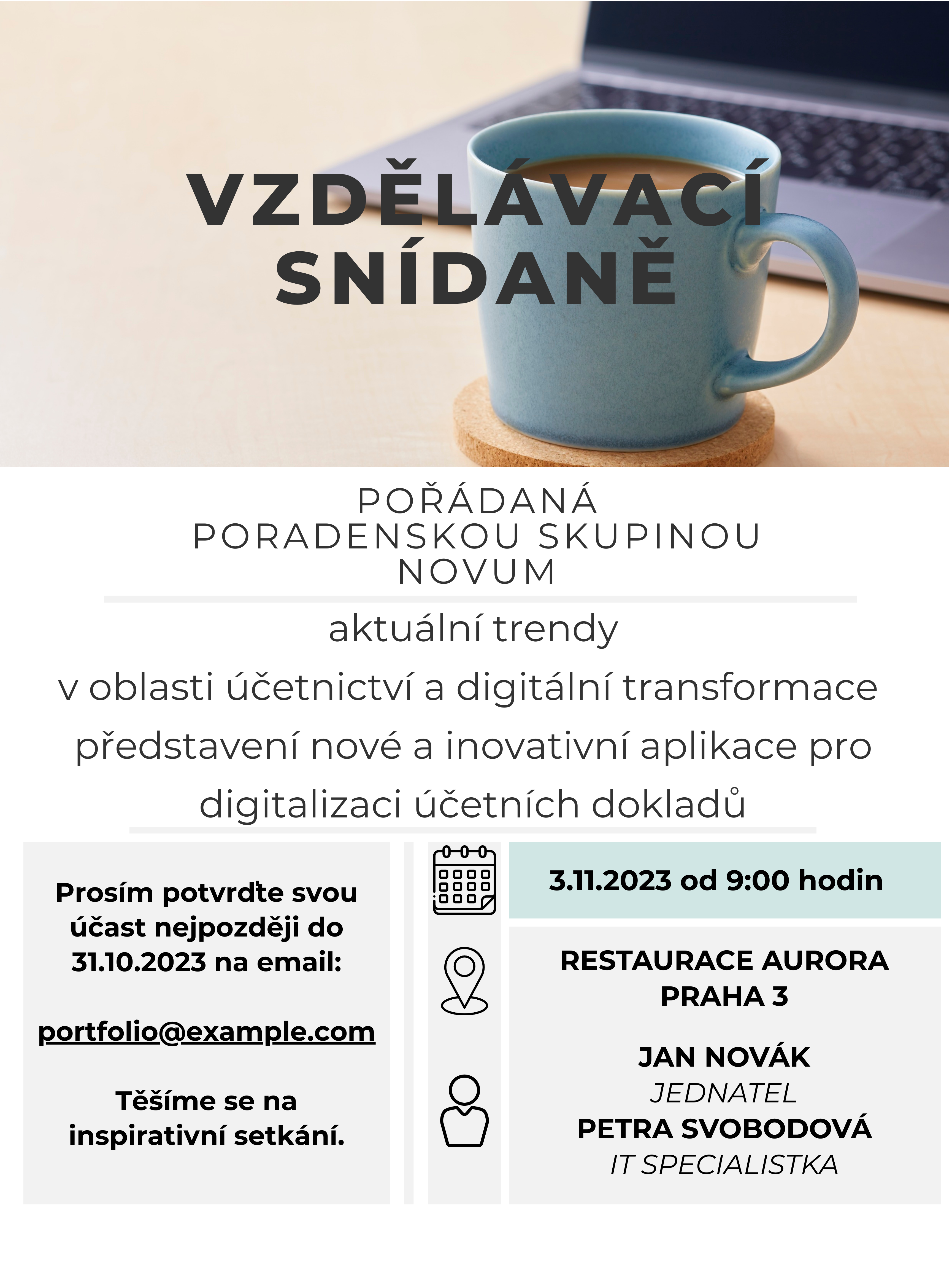 Vzdělávací snídaně